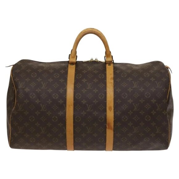 LOUIS VUITTON Monogram Keepall 55 Boston Bag - Picture 10 of 15
